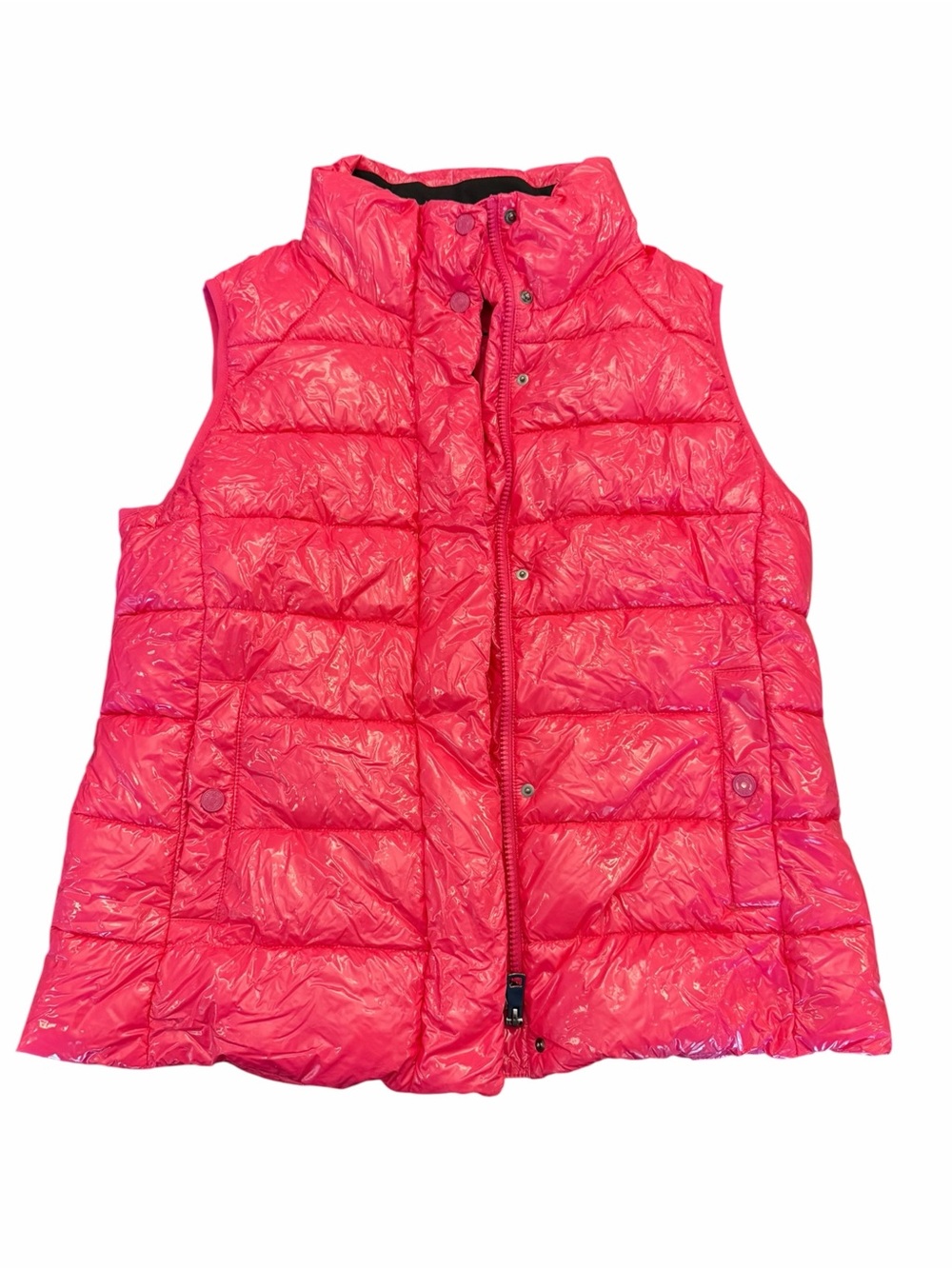 Marc Cain Sports Neon Pink Quilted Puffer Vest USA Size 6 /N3 Women’s Designer